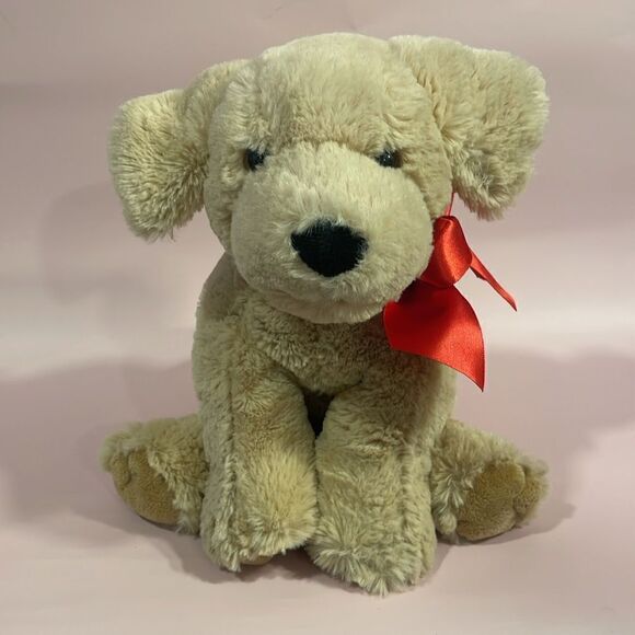 Princess Soft Toys Melissa & Doug Plush Dog Yellow Labrador Lab Puppy 11" Inch - Picture 6 of 9